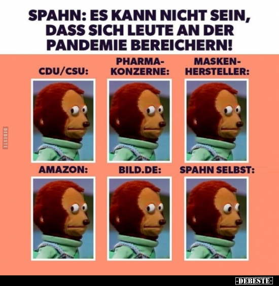 Spahn: Es kann nicht sein, dass sich Leute an der Pandemie.. - Lustige Bilder | DEBESTE.de