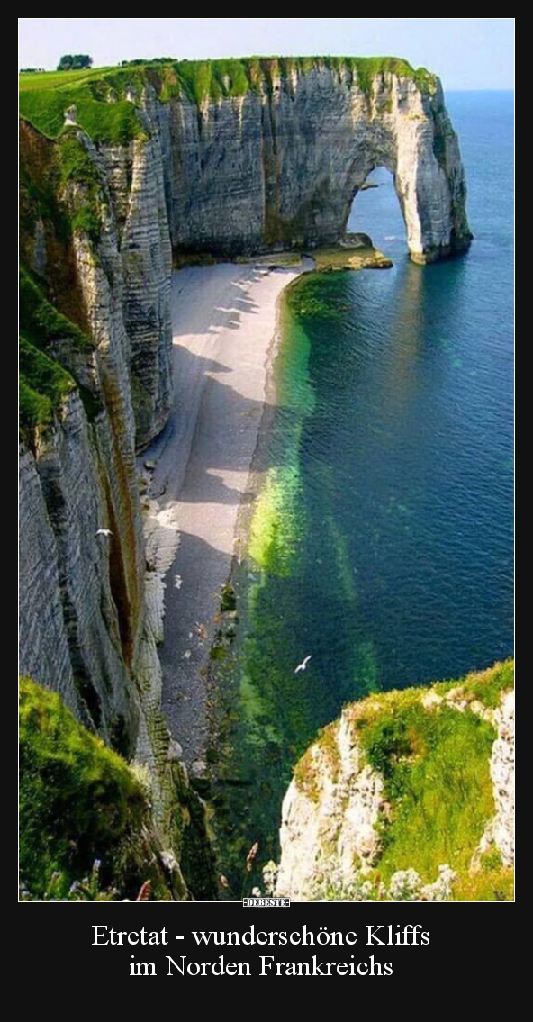 Etretat - wunderschöne Kliffs im Norden Frankreichs..