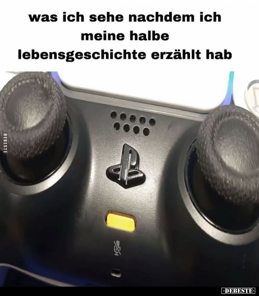 Was ich sehe nachdem ich
meine halbe
Lebensgeschichte erzählt hab.