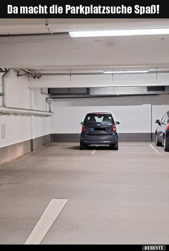 Da macht die Parkplatzsuche Spaß!.. - Lustige Bilder | DEBESTE.de