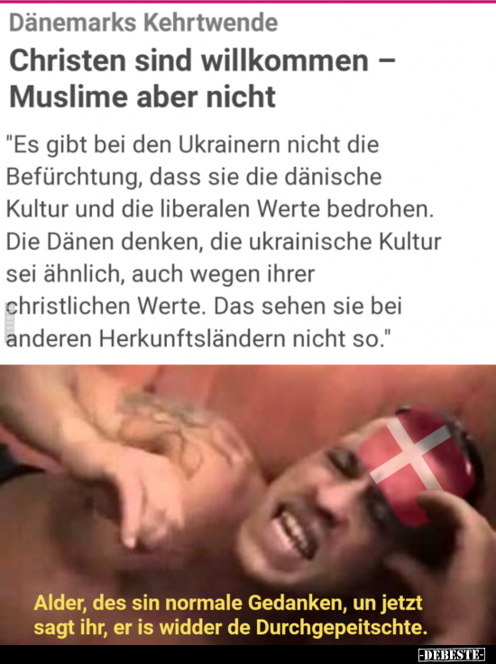 Christen sind willkommen - Muslime aber nicht.. - Lustige Bilder | DEBESTE.de