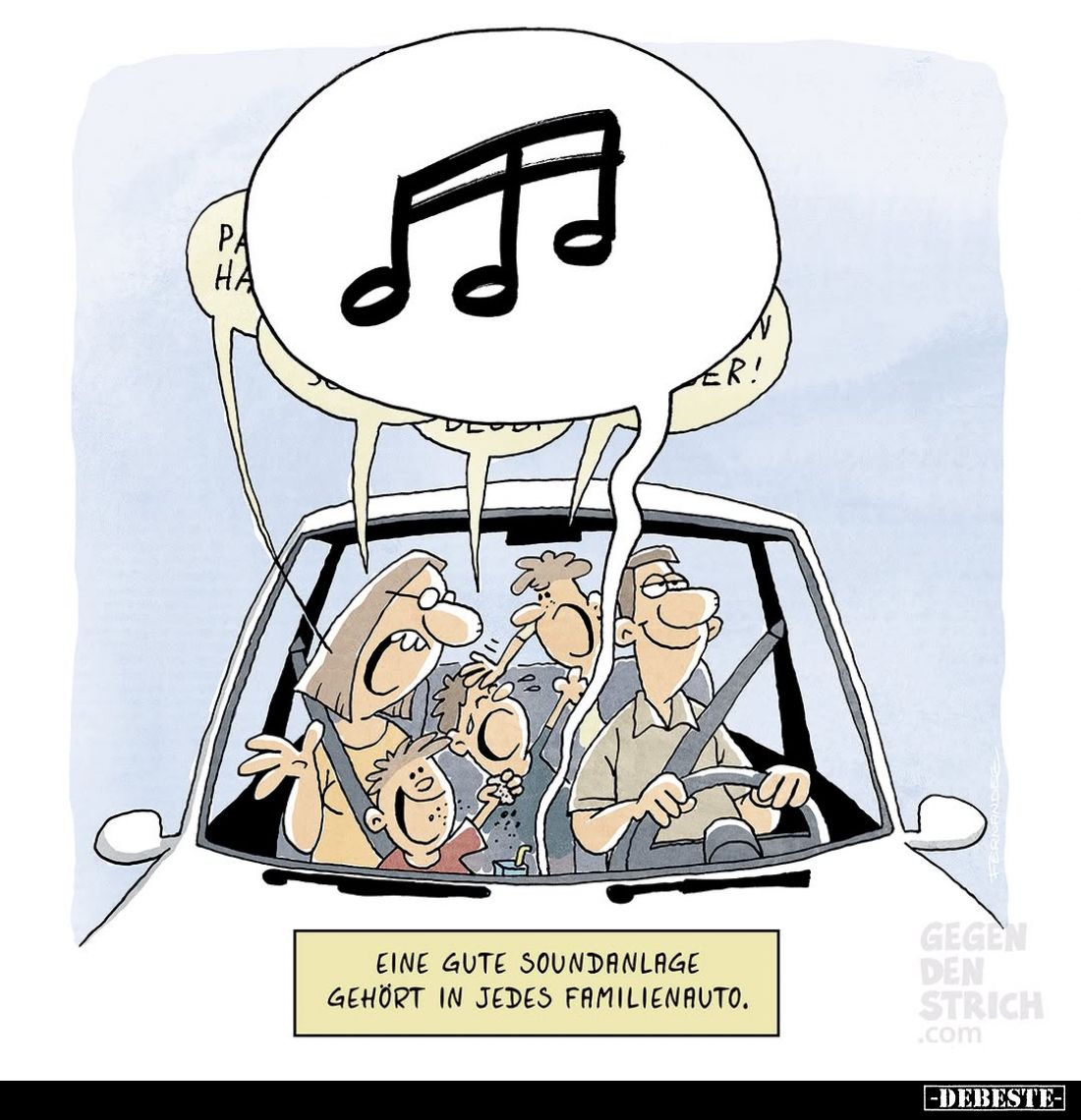 Eine gute Soundanlage gehört in jedes Familienauto.