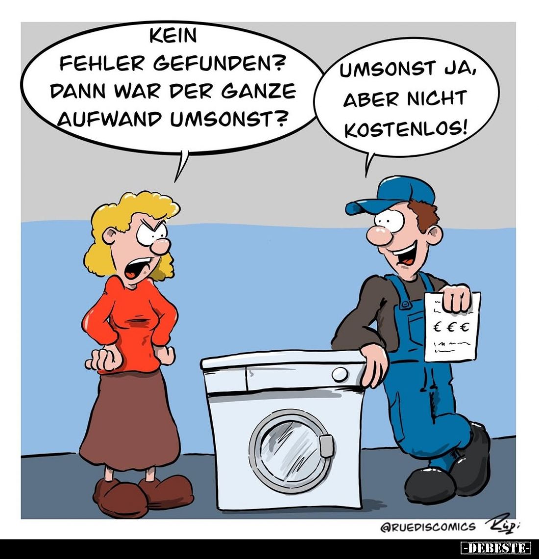 Kein Fehler gefunden? Dann war der ganze Aufwand umsonst? -
Umsonst ja, aber nicht kostenlos!