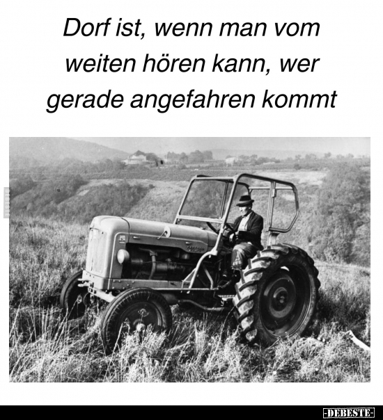 Dorf, Wenn