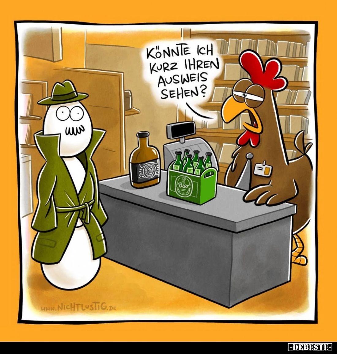 Könnte ich kurz ihren Ausweis sehen?.. - Lustige Bilder | DEBESTE.de