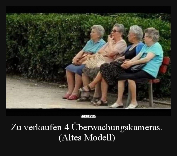 Zu verkaufen 4 Überwachungskameras. (Altes Modell).. - Lustige Bilder | DEBESTE.de