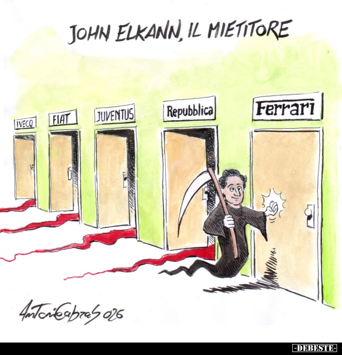 JOHN ELKANN, IL MIETITORE