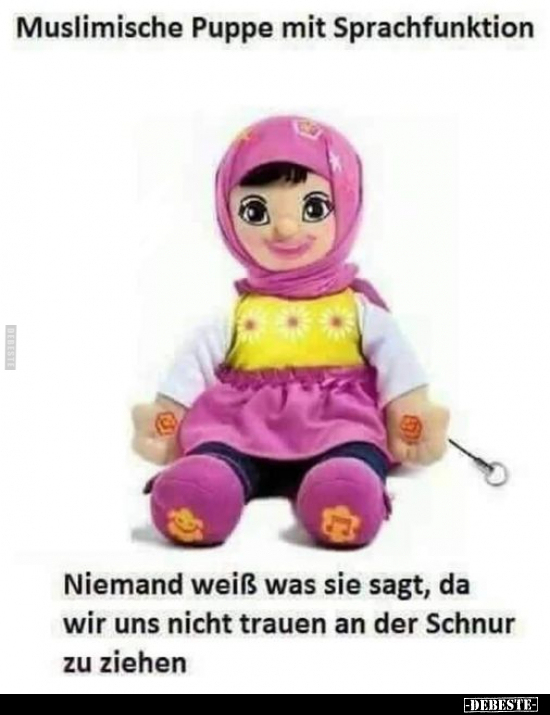 Muslimische Puppe mit Sprachfunktion.. - Lustige Bilder | DEBESTE.de