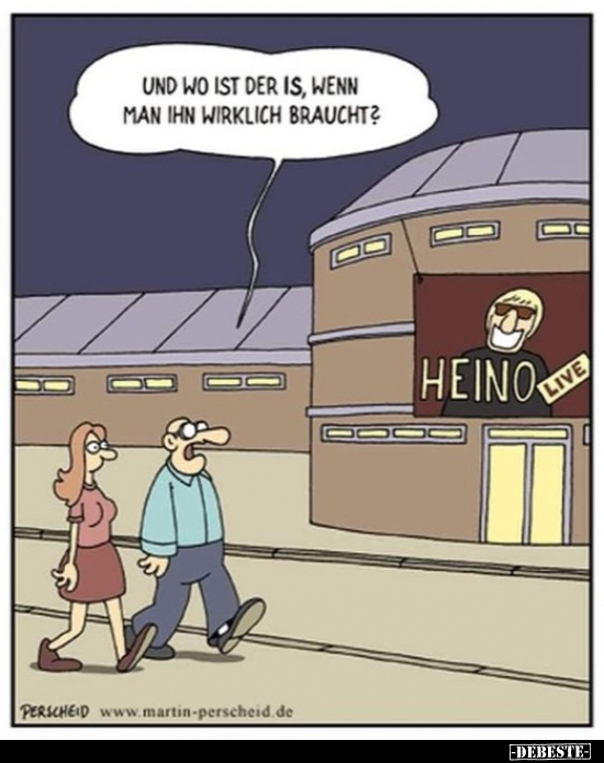 Und wo ist der IS, wenn man ihn wirklich braucht?