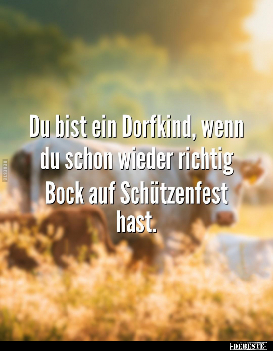 Du bist ein Dorfkind.. - Lustige Bilder | DEBESTE.de