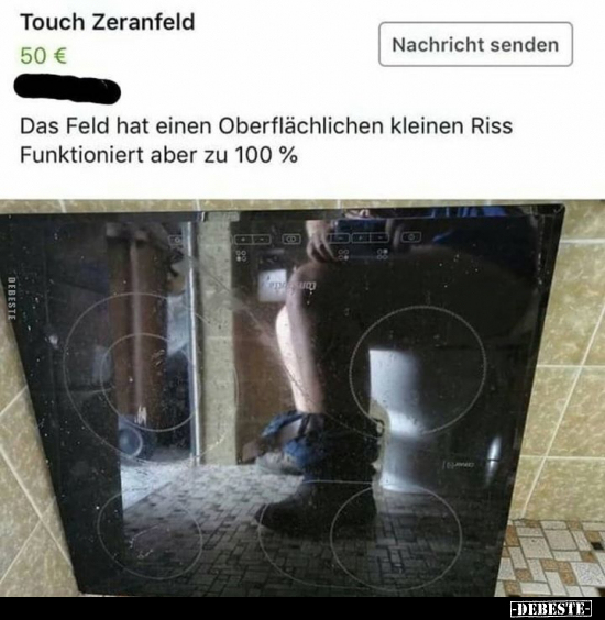 Das Feld hat einen Oberflächlichen kleinen Riss.. - Lustige Bilder | DEBESTE.de