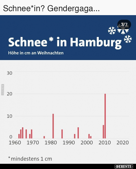 Schnee*in? Gendergaga... - Lustige Bilder | DEBESTE.de