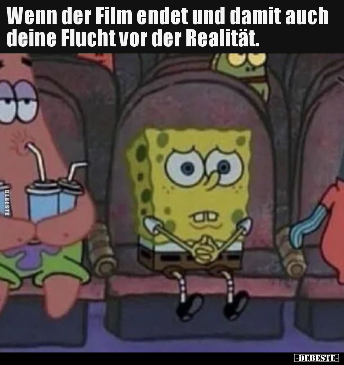Wenn der Film endet und damit auch deine Flucht vor der Realität.