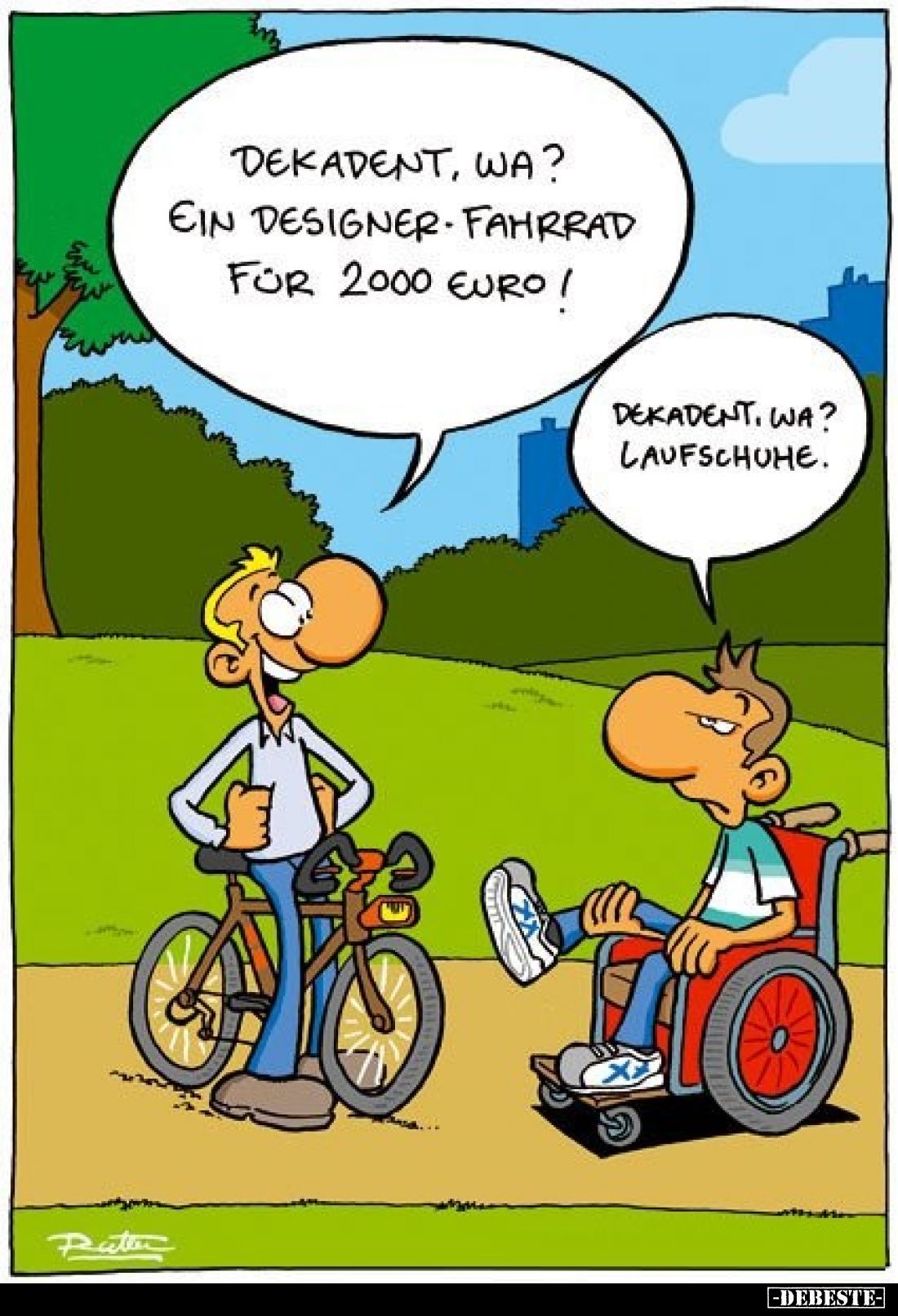 Dekadent, wa? Ein Designer-Fahrrad für 2000 Euro!... - Lustige Bilder | DEBESTE.de