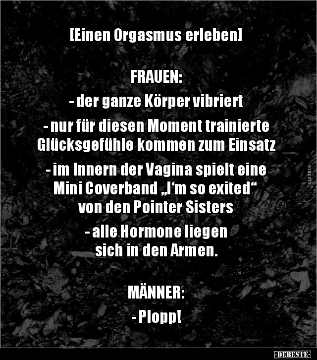 [Einen Orgasmus erleben] FRAUEN:- der ganze Körper.. - Lustige Bilder | DEBESTE.de