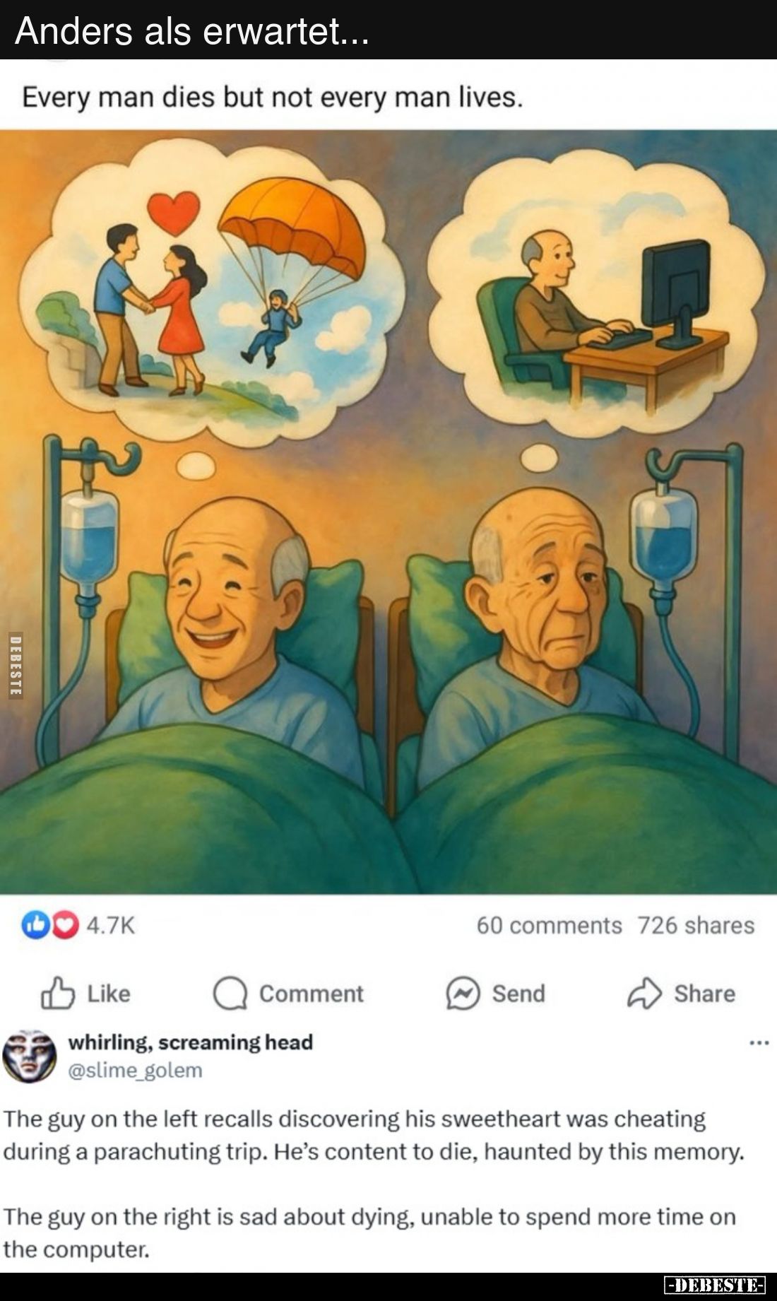 Anders als erwartet...