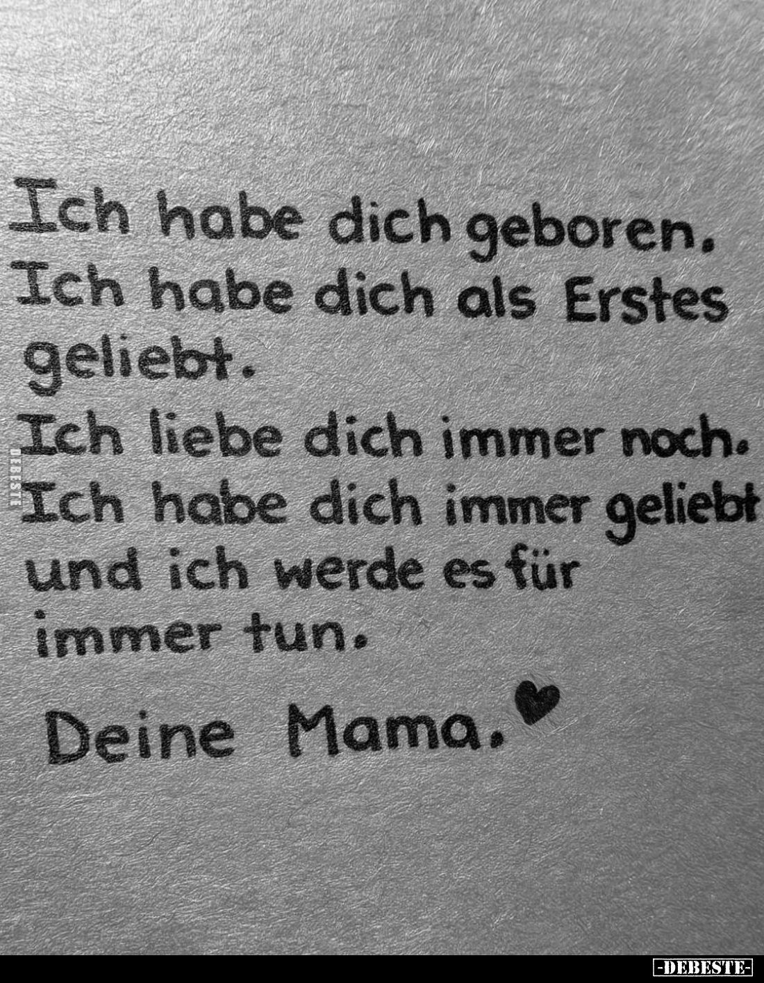 Ich habe dich geboren.. - Lustige Bilder | DEBESTE.de