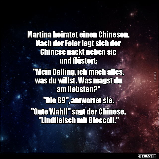 Martina heiratet einen Chinesen.. - Lustige Bilder | DEBESTE.de