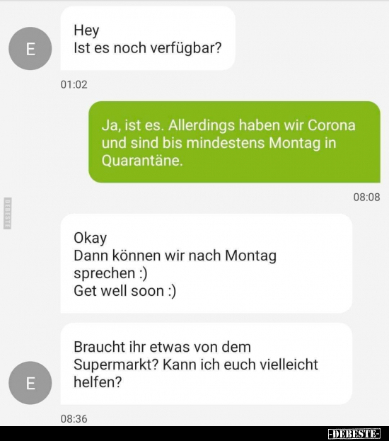 Hey. Ist es noch verfügbar?..