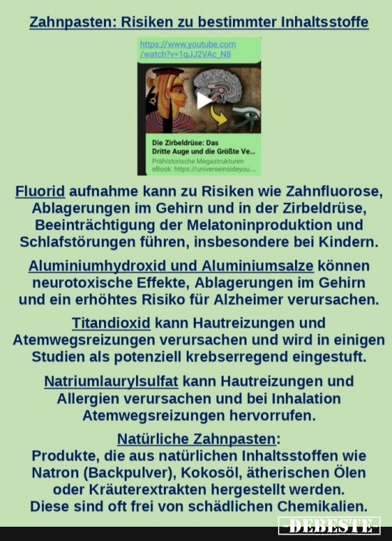 Zahnpasta - Risiken - Lustige Bilder | DEBESTE.de