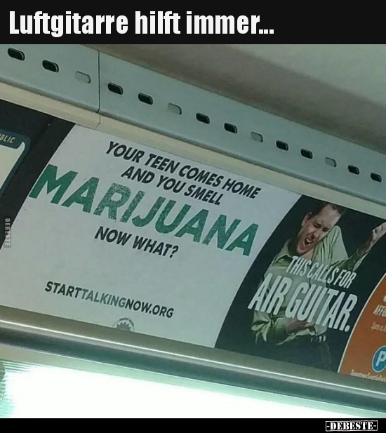 Luftgitarre hilft immer...