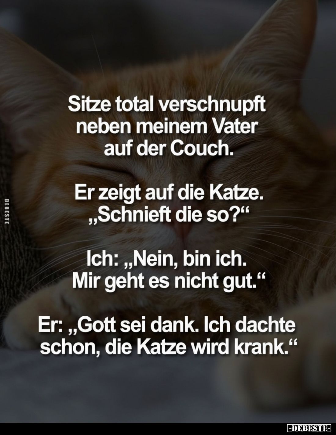 Sitze total verschnupft neben meinem Vater auf der.. - Lustige Bilder | DEBESTE.de