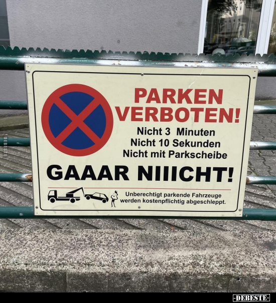 Parken verboten!.. - Lustige Bilder | DEBESTE.de