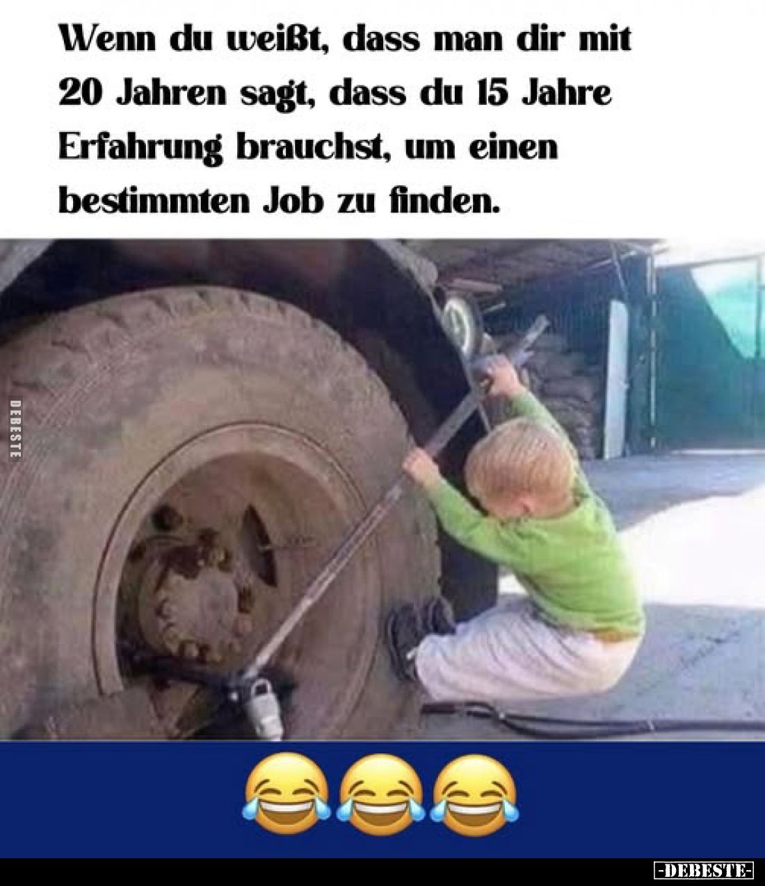 Wenn du weißt, dass man dir mit 20 Jahren sagt, dass du 15 Jahre Erfahrung brauchst, um einen bestimmten Job zu finden.
