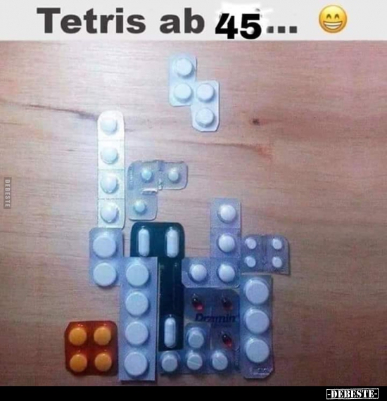 Tetris ab 45... - Lustige Bilder | DEBESTE.de