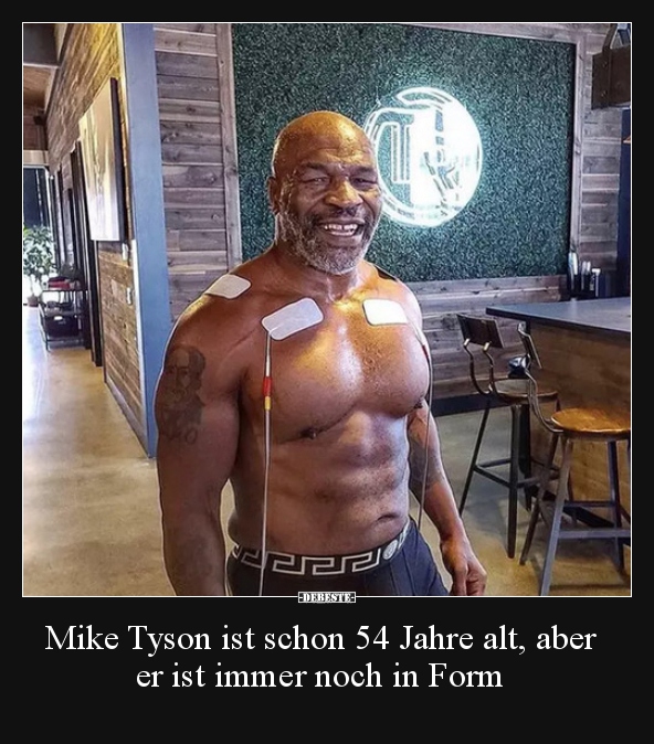 Mike Tyson ist schon 54 Jahre alt, aber er ist immer noch.. - Lustige Bilder | DEBESTE.de