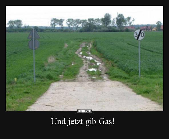 Und jetzt gib Gas!.. - Lustige Bilder | DEBESTE.de