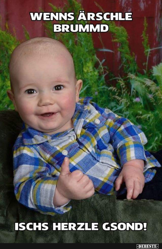 Wenn's Ärschle brummd..