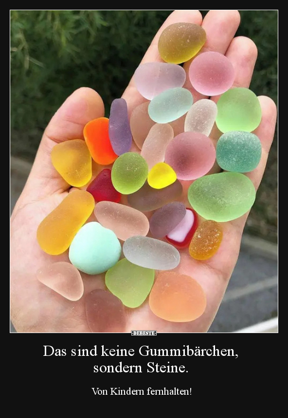 Das sind keine Gummibärchen, sondern Steine... - Lustige Bilder | DEBESTE.de