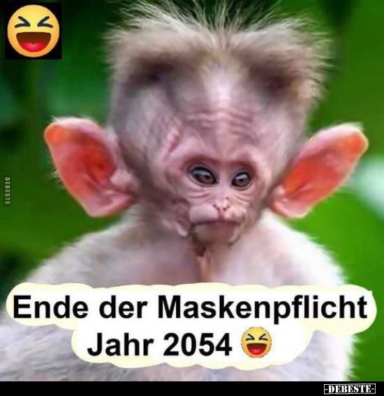 Ende der Maskenpflicht Jahr 2054.. - Lustige Bilder | DEBESTE.de