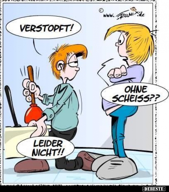 Verstopft!..
