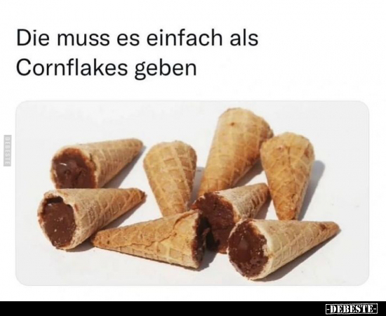 Die muss es einfach als Cornflakes geben.. - Lustige Bilder | DEBESTE.de