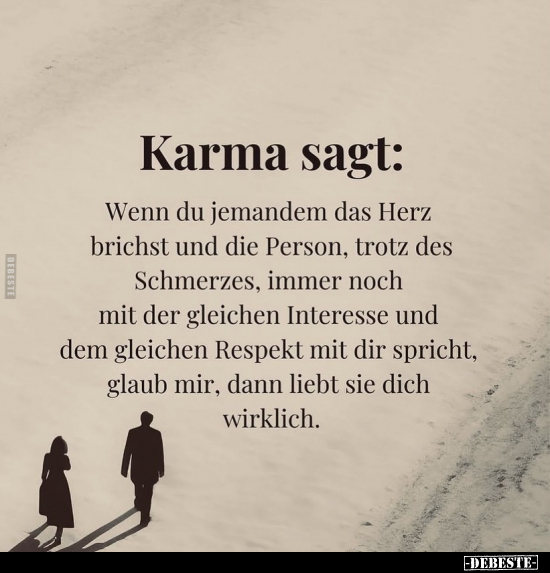 Karma sagt: Wenn du jemandem das Herz brichst.. - Lustige Bilder | DEBESTE.de