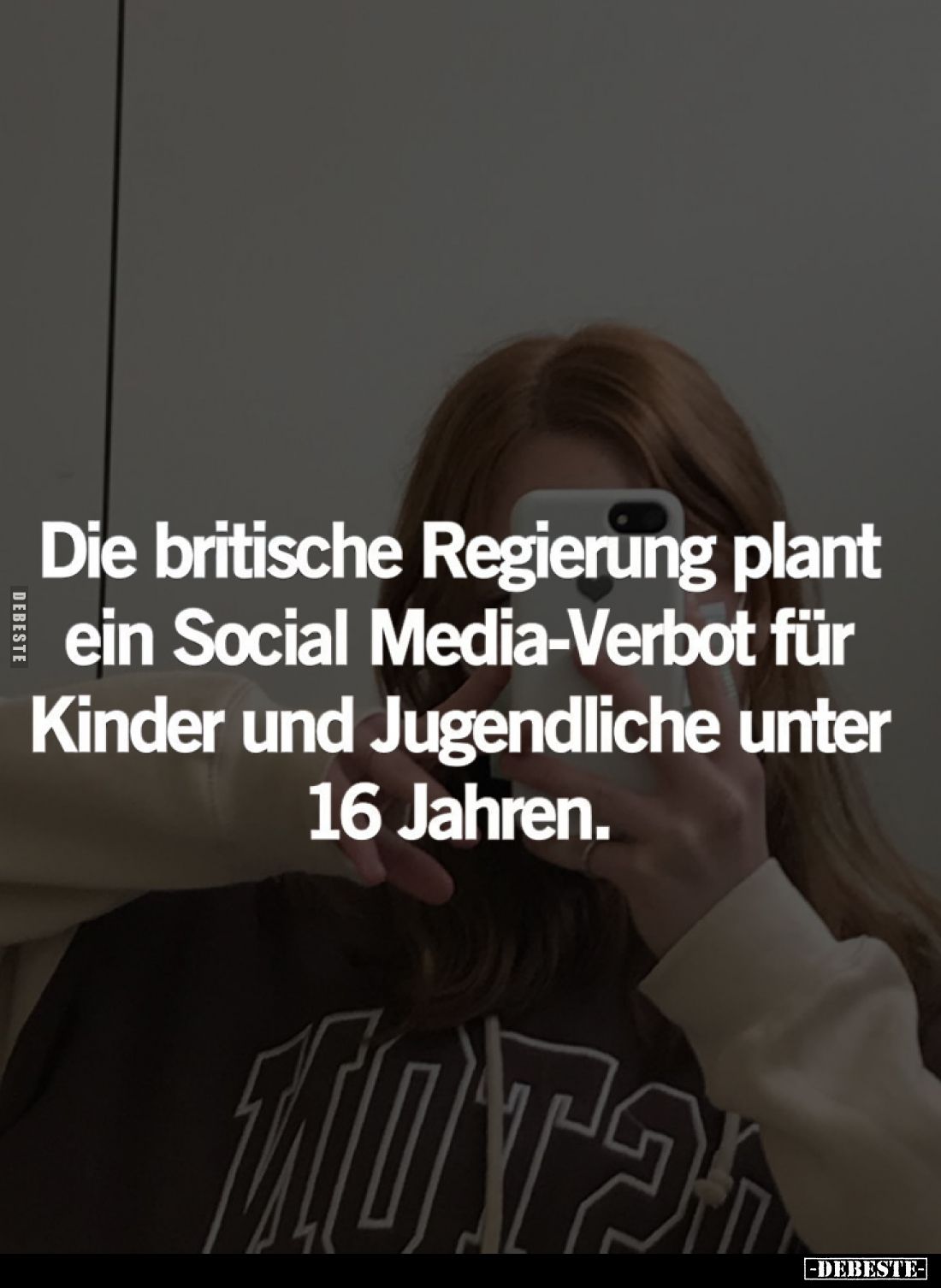 Die britische Regierung plant ein Social Media-Verbot für Kinder und Jugendliche unter 16 Jahren.