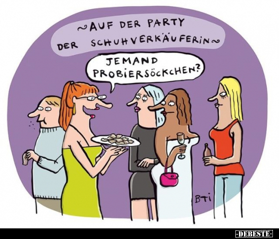 Auf der Party der Schuhverkäuferin.. - Lustige Bilder | DEBESTE.de