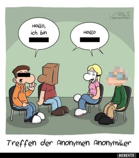 Treffen der Anonymen Anonymiker..