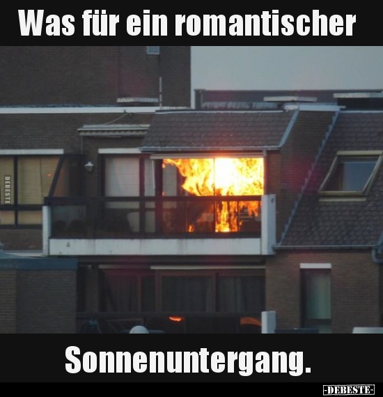 Was für ein romantischer Sonnenuntergang. - Lustige Bilder | DEBESTE.de