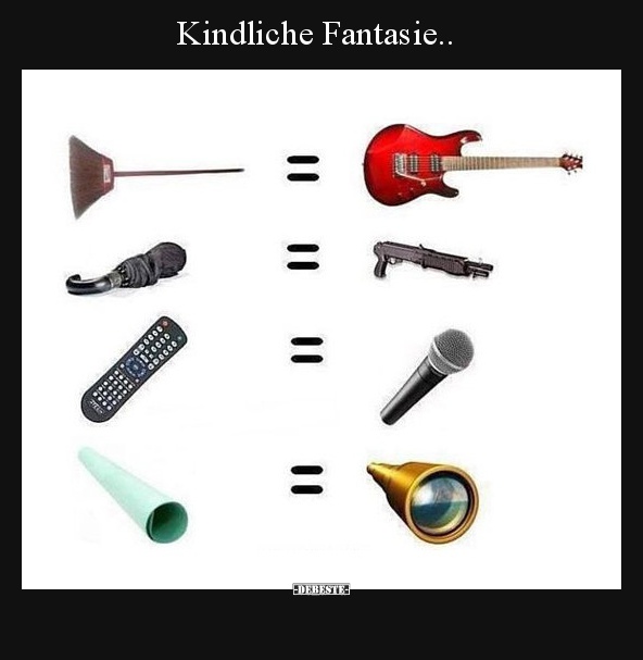 Kindliche Fantasie..