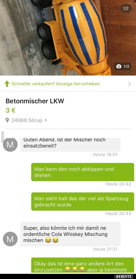 Betonmischer LKW.. - Lustige Bilder | DEBESTE.de