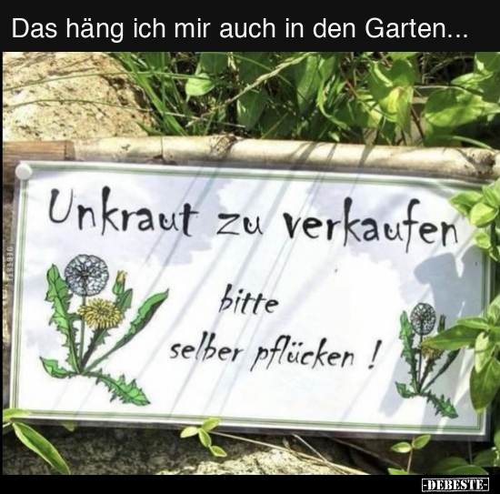 Das häng ich mir auch in den Garten... - Lustige Bilder | DEBESTE.de