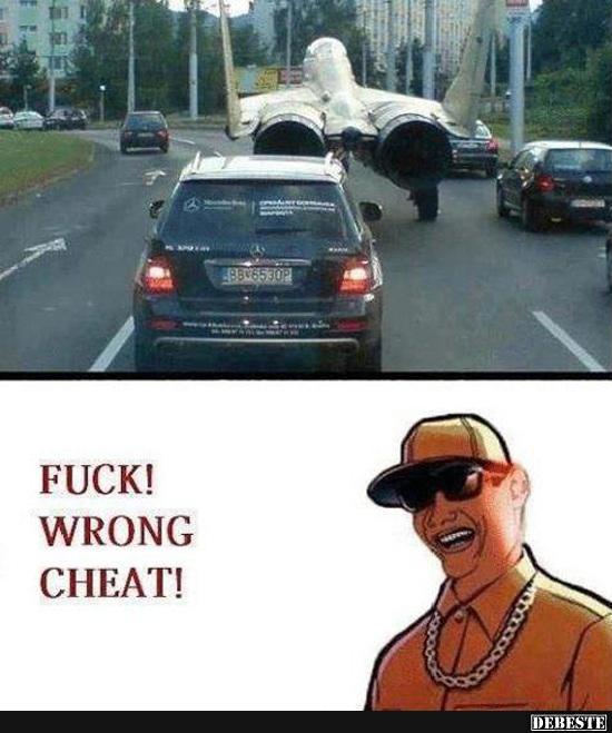 Upps falscher Cheat..