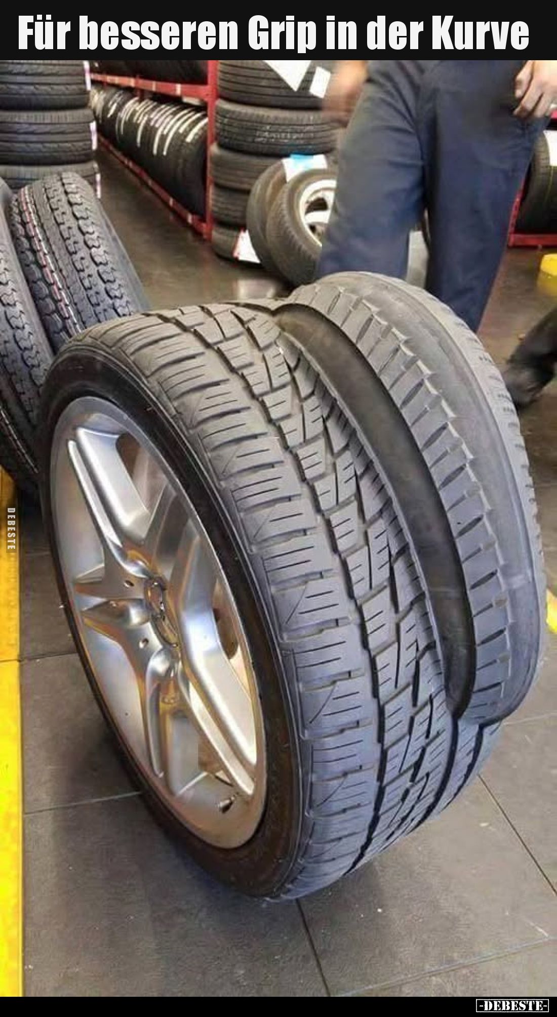 Für besseren Grip in der Kurve