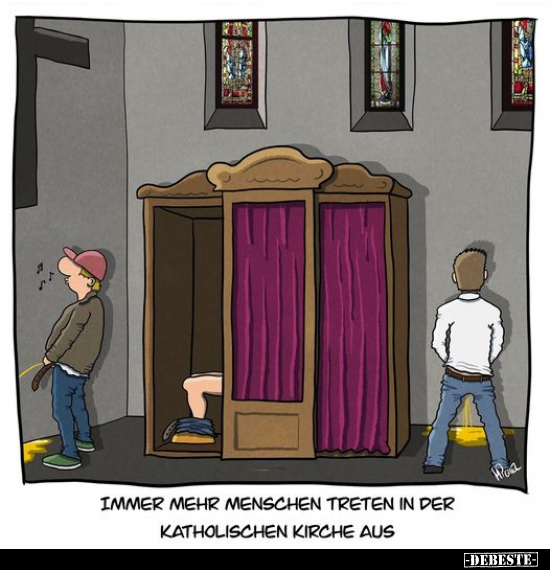Immer mehr Menschen treten in der katholischen Kirche.. - Lustige Bilder | DEBESTE.de
