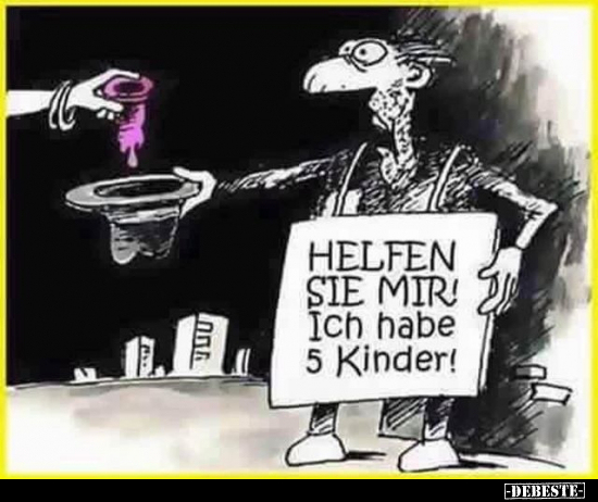 Helfen sie mir! Ich habe 5 Kinder!.. - Lustige Bilder | DEBESTE.de