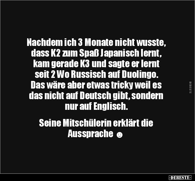 Nachdem ich 3 Monate nicht wusste, dass K2 zum Spaß.. - Lustige Bilder | DEBESTE.de