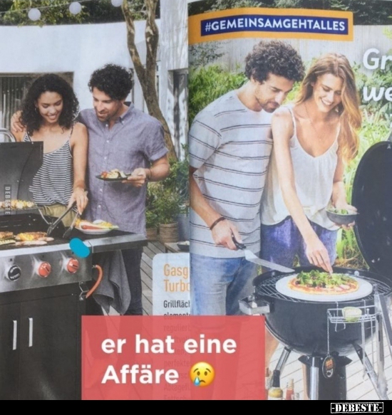 Er hat eine Affäre..
